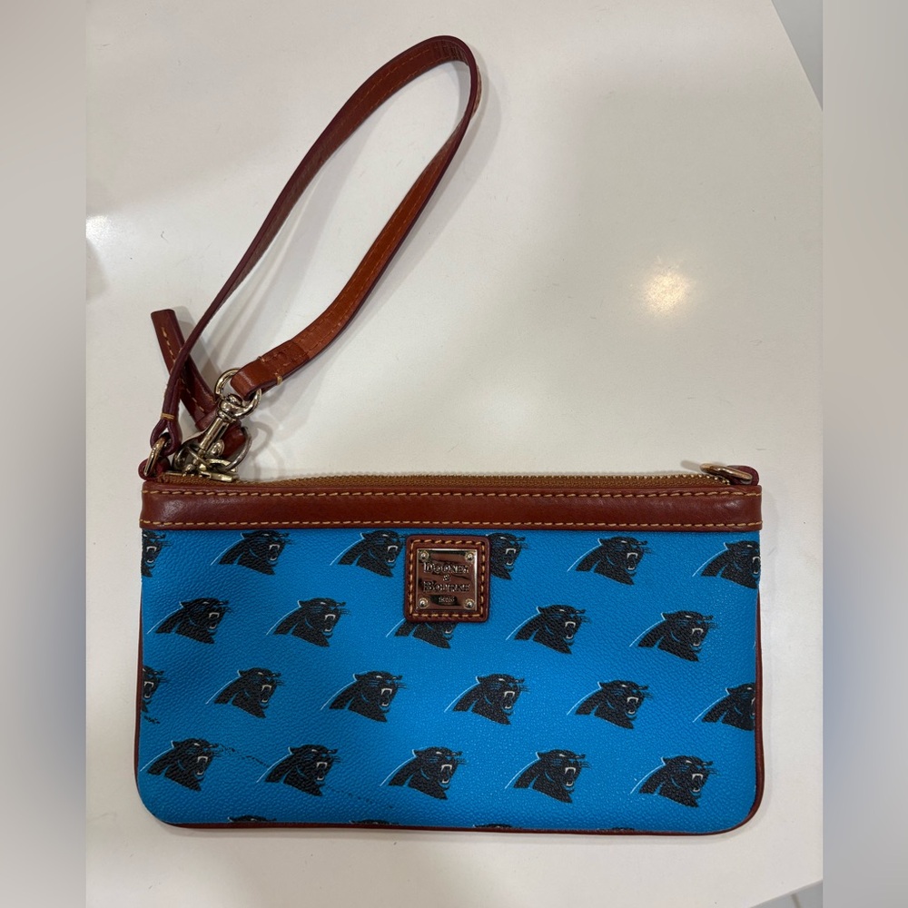 Dooney & Bourke Official NFL Panthers Wristlet